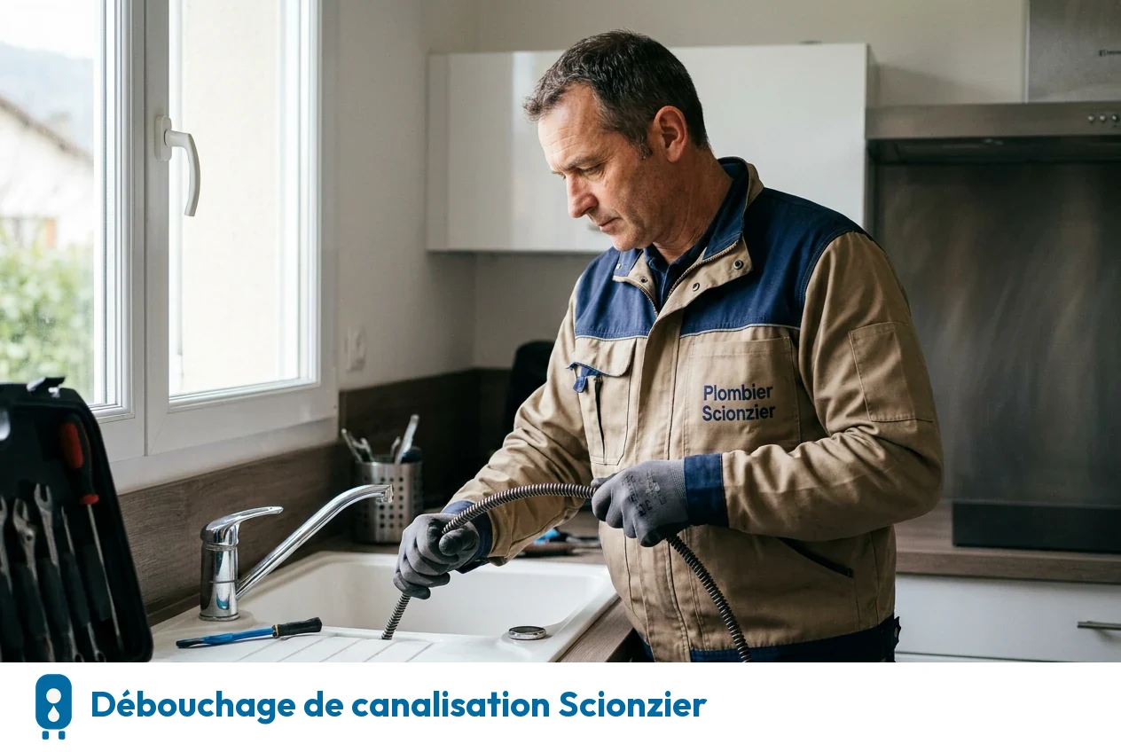 Débouchage de canalisation à Scionzier