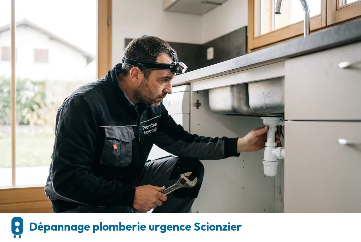 Dépannage plomberie urgence à Scionzier