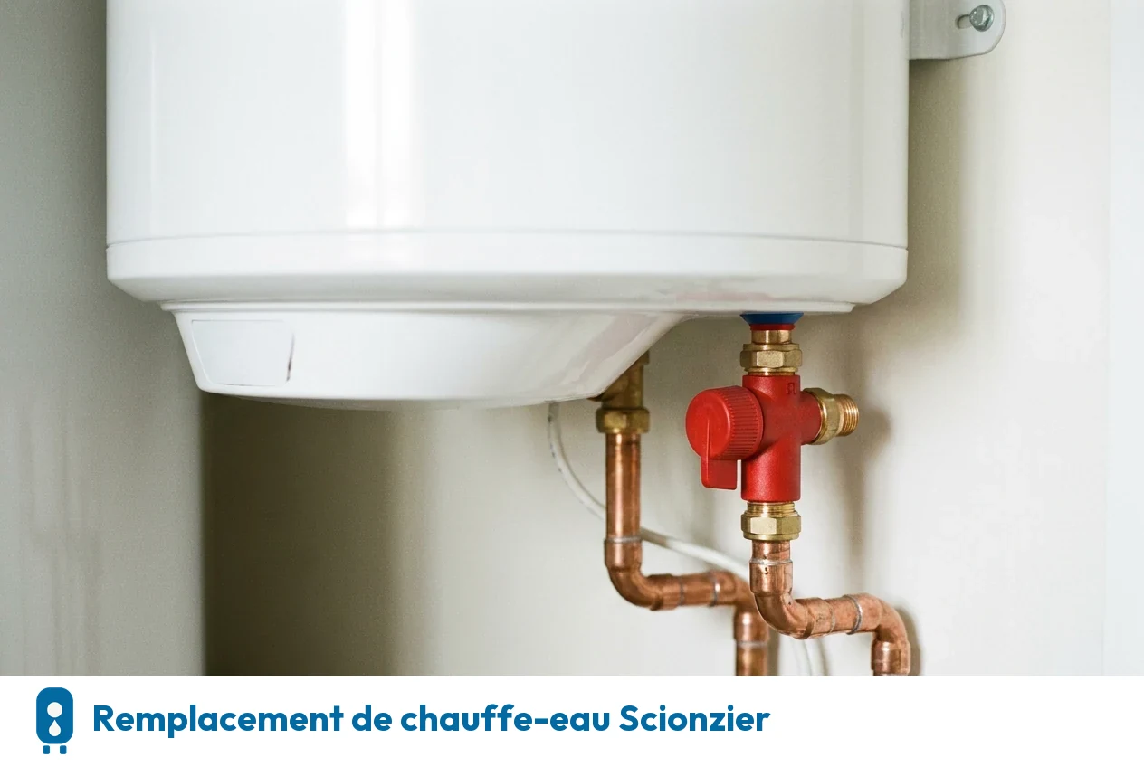 Remplacement de chauffe-eau à Scionzier