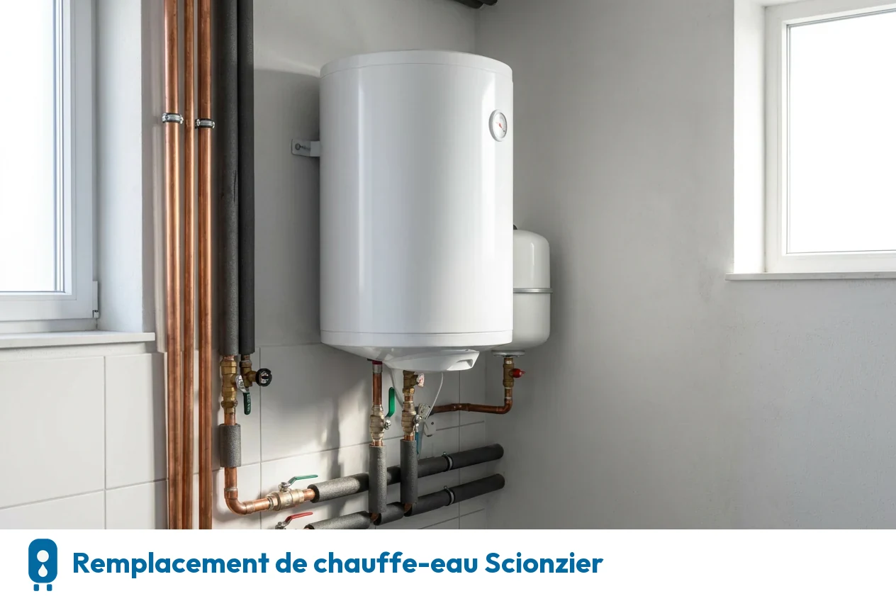 Remplacement de chauffe-eau à Scionzier