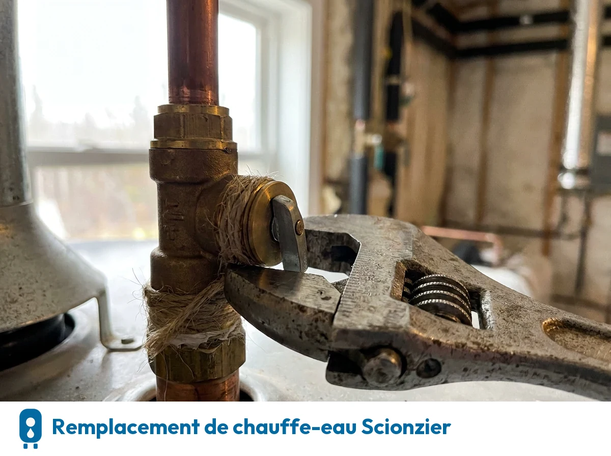 Remplacement de chauffe-eau à Scionzier